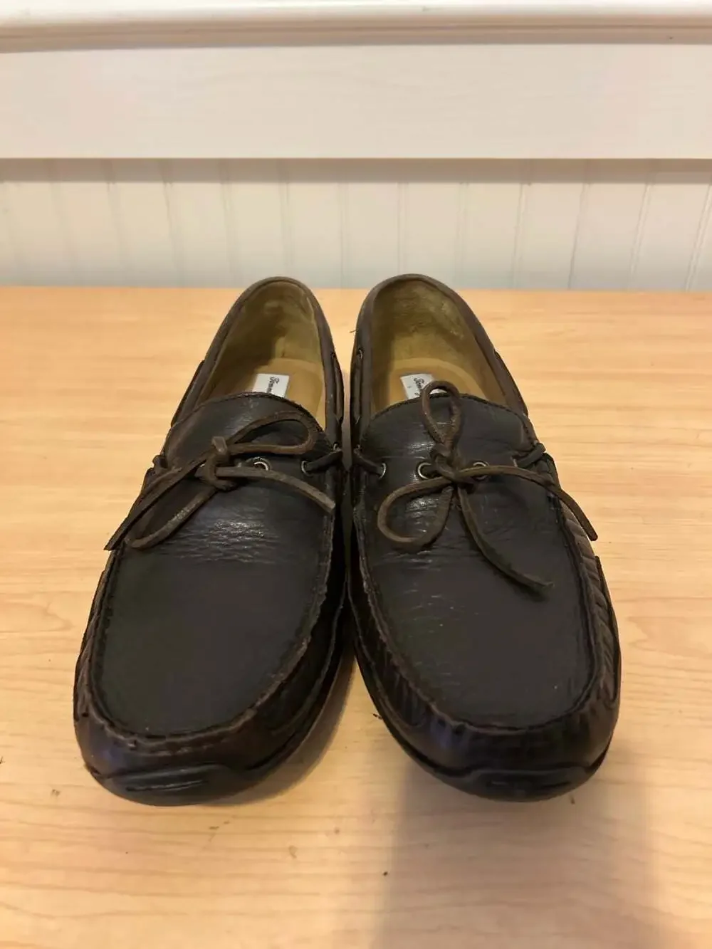 Tommy Bahama Brown Leather Boat Shoes Loafers